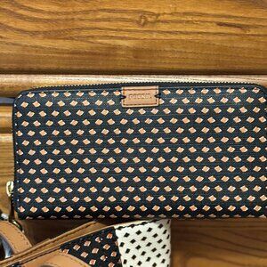 Fossil Wallet Black/Multi Color =NWT